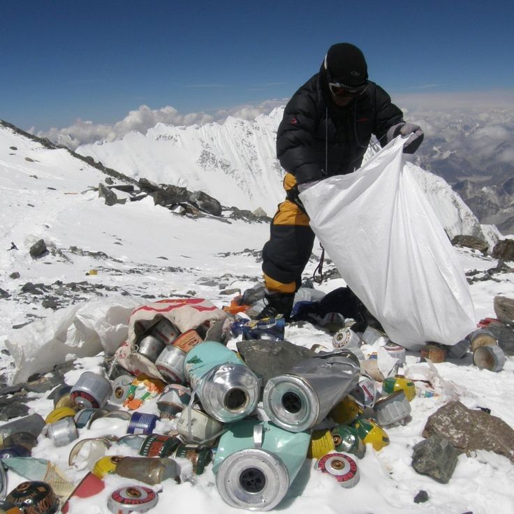 Clearing Mount Everest’s Highest Camp of Frozen Garbage To Take Years